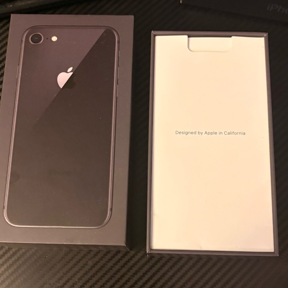 Space Gray BOX ONLY Apple iPhone 8 with 64gb